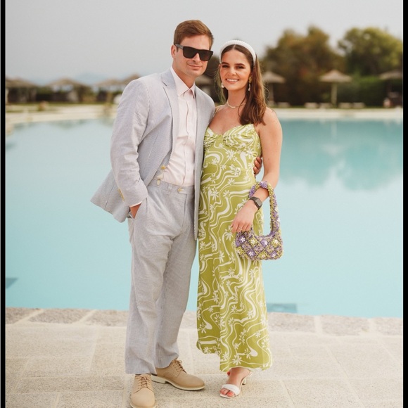 ASTR Green Midi Dress - Picture 1 of 6